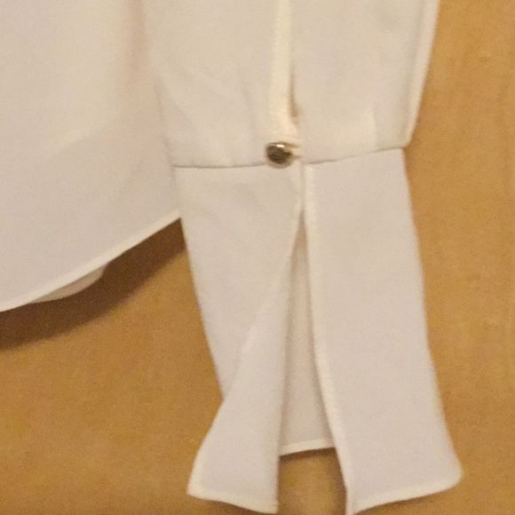 Marchesa Rose Long Sleeve Neck Tie Blouse - Picture 7 of 13